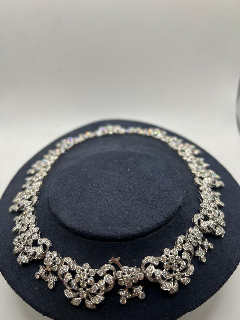 Diamant-Halskette im edwardianischen Stil 6