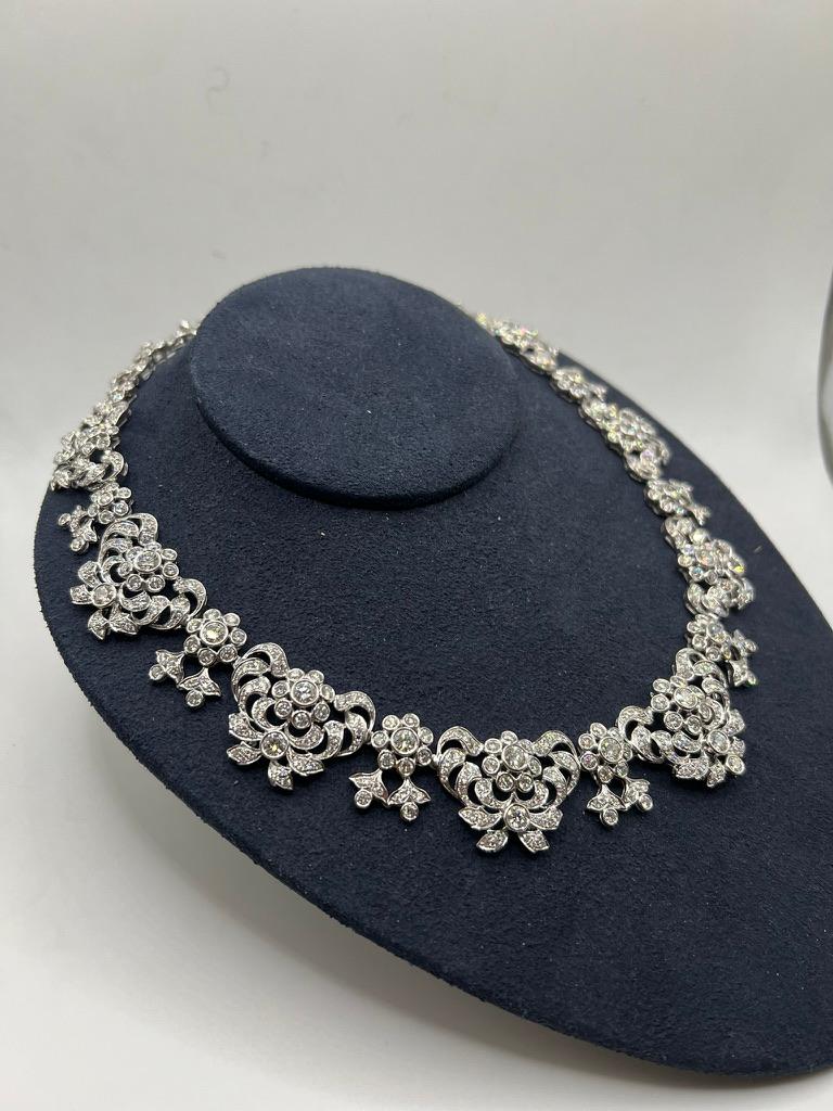 Diamant-Halskette im edwardianischen Stil 2