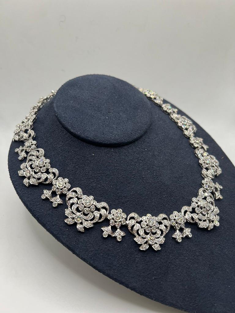 Diamant-Halskette im edwardianischen Stil 3