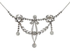 Edwardian diamond pendant, circa 1915.