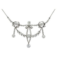 Edwardian diamond pendant, circa 1915.