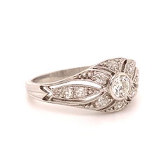 Edwardian Diamond and Platinum Engagement Ring