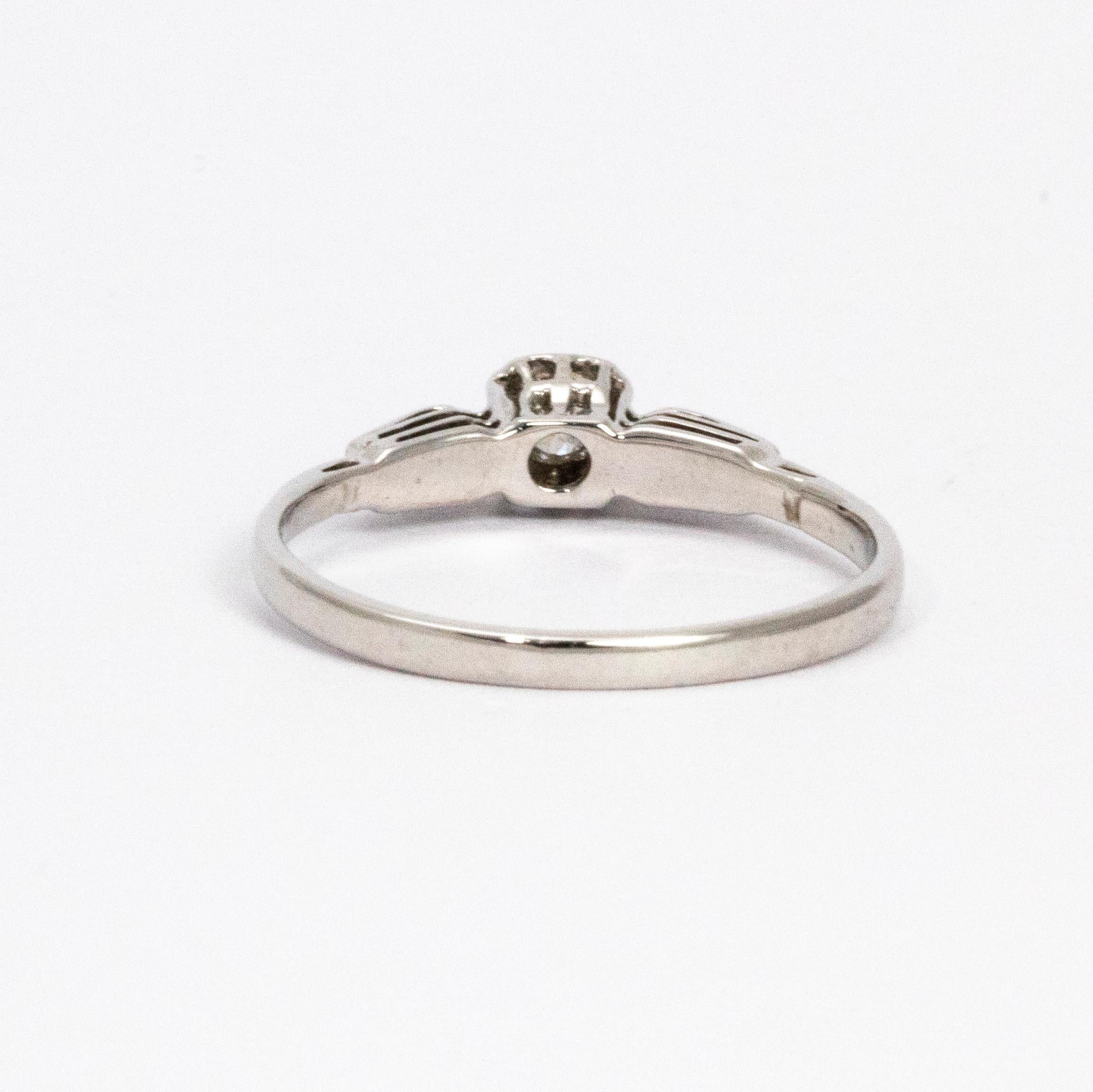 Women's Edwardian Diamond Platinum Ring