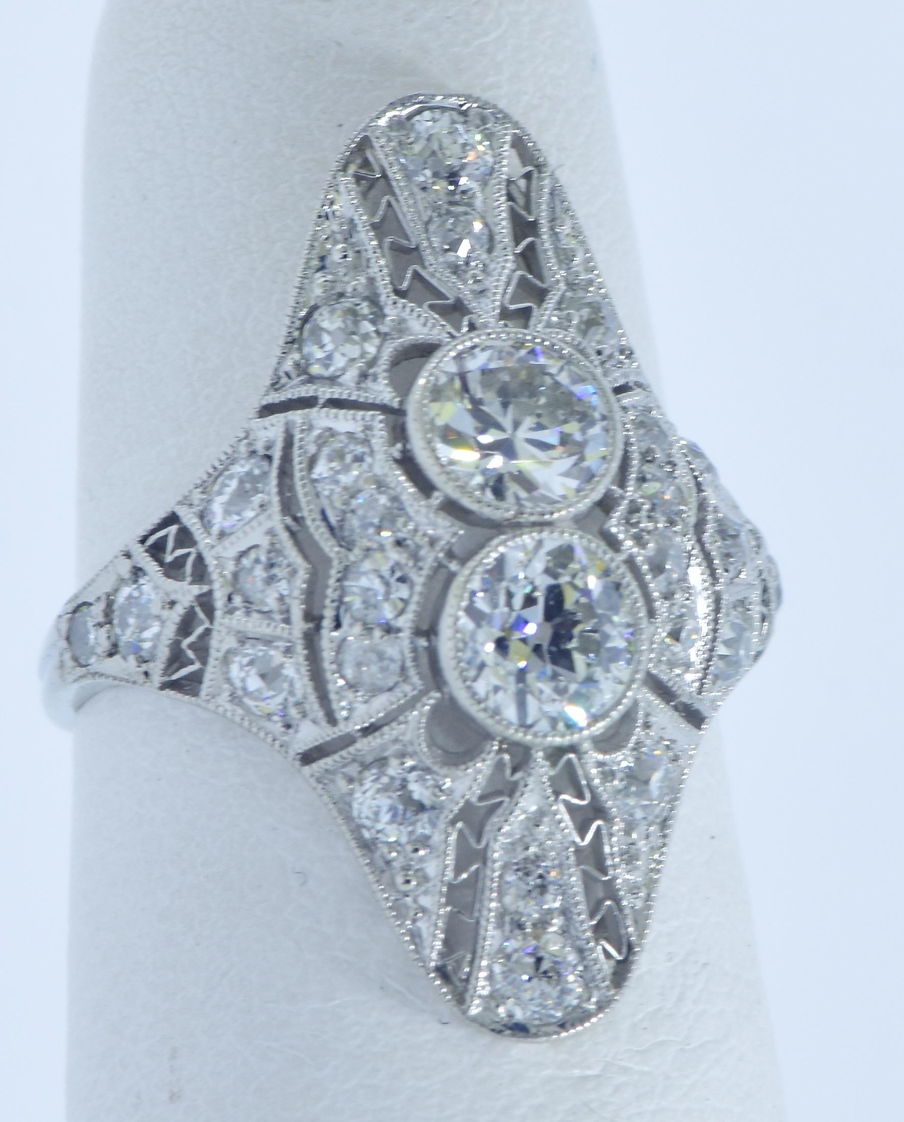 Bague en diamant de style édouardien, vers 1915 en vente 4