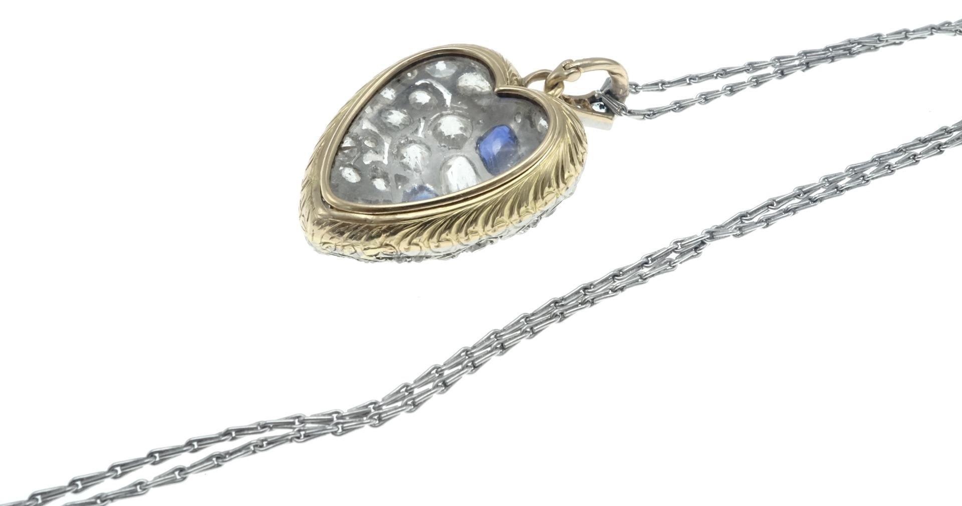 sapphire lockets