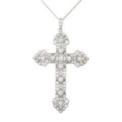 Edwardian Diamond Set Cross