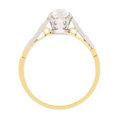 Edwardian Diamond Solitaire Engagement Ring, circa 1910