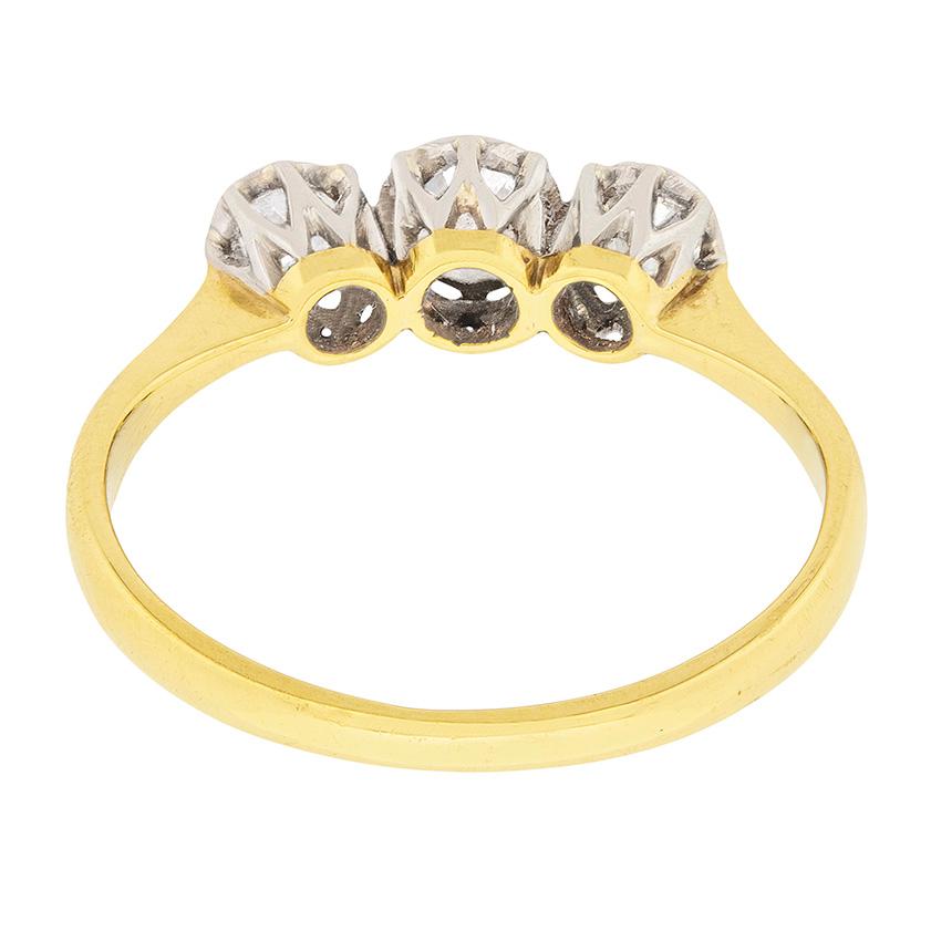 Edwardian Diamond Three-Stone Engagement Ring, circa 1910 For Sale at ...