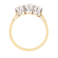 Edwardian Diamond Three-Stone Engagement Ring, circa 1910