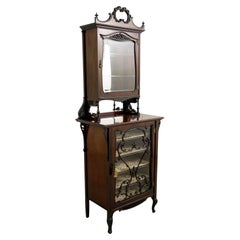 Edwardianische Vitrinenschrank-Mahagoni-Kommode 1910