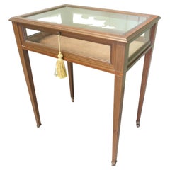 Edwardian Display Cabinet, Table Jewellery etc. Edwardian Display Cabinet, Table Jewellery etc.