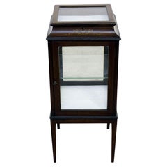 Edwardian Display Cabinet Vitrine Mahogany 1900