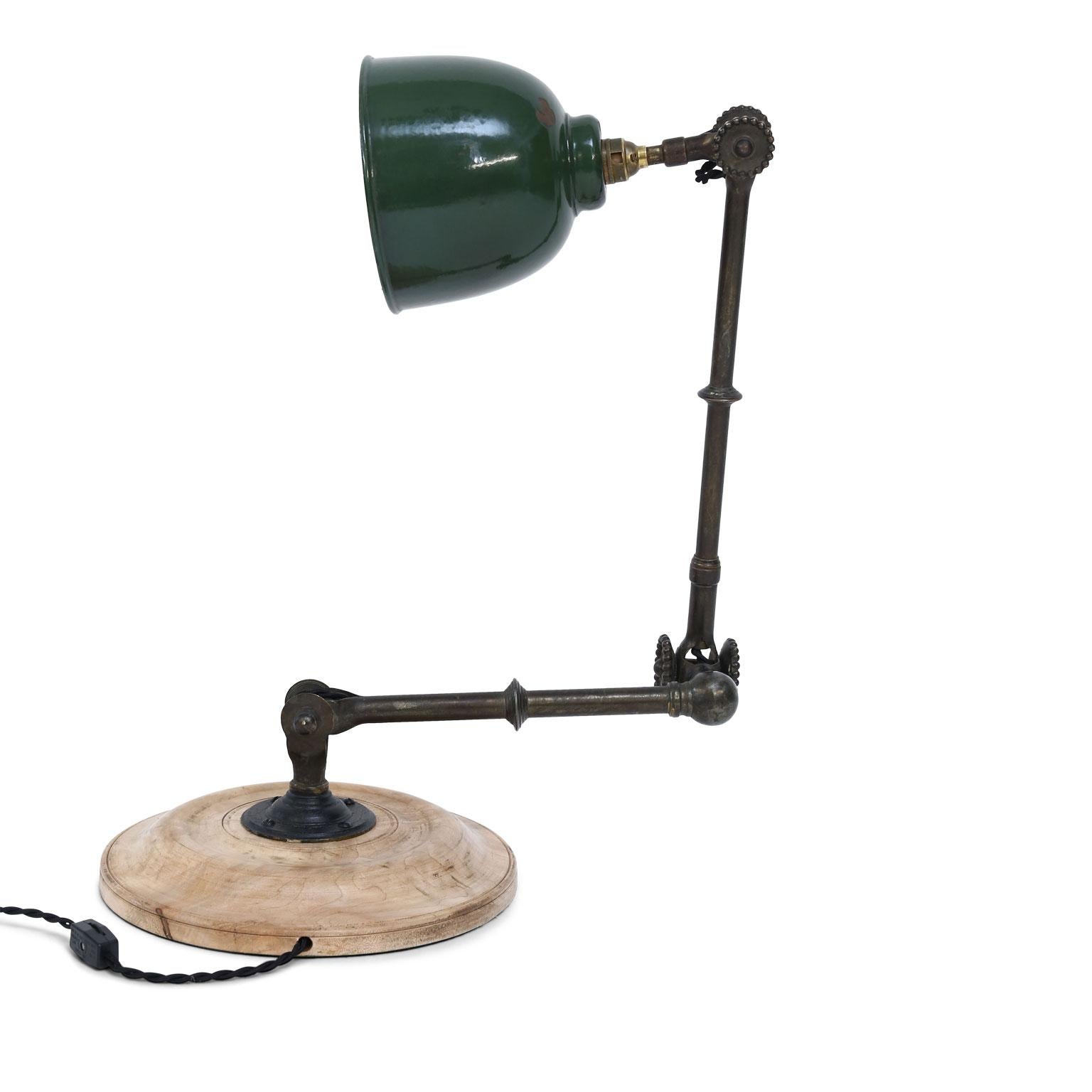 English Large-Scale Edwardian Draftsman Lamp