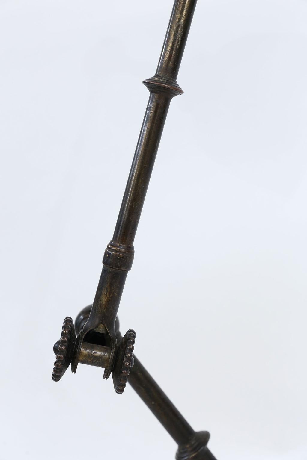 Brass Large-Scale Edwardian Draftsman Lamp