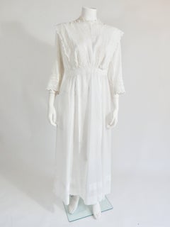 Embroidered Edwardian Dress
