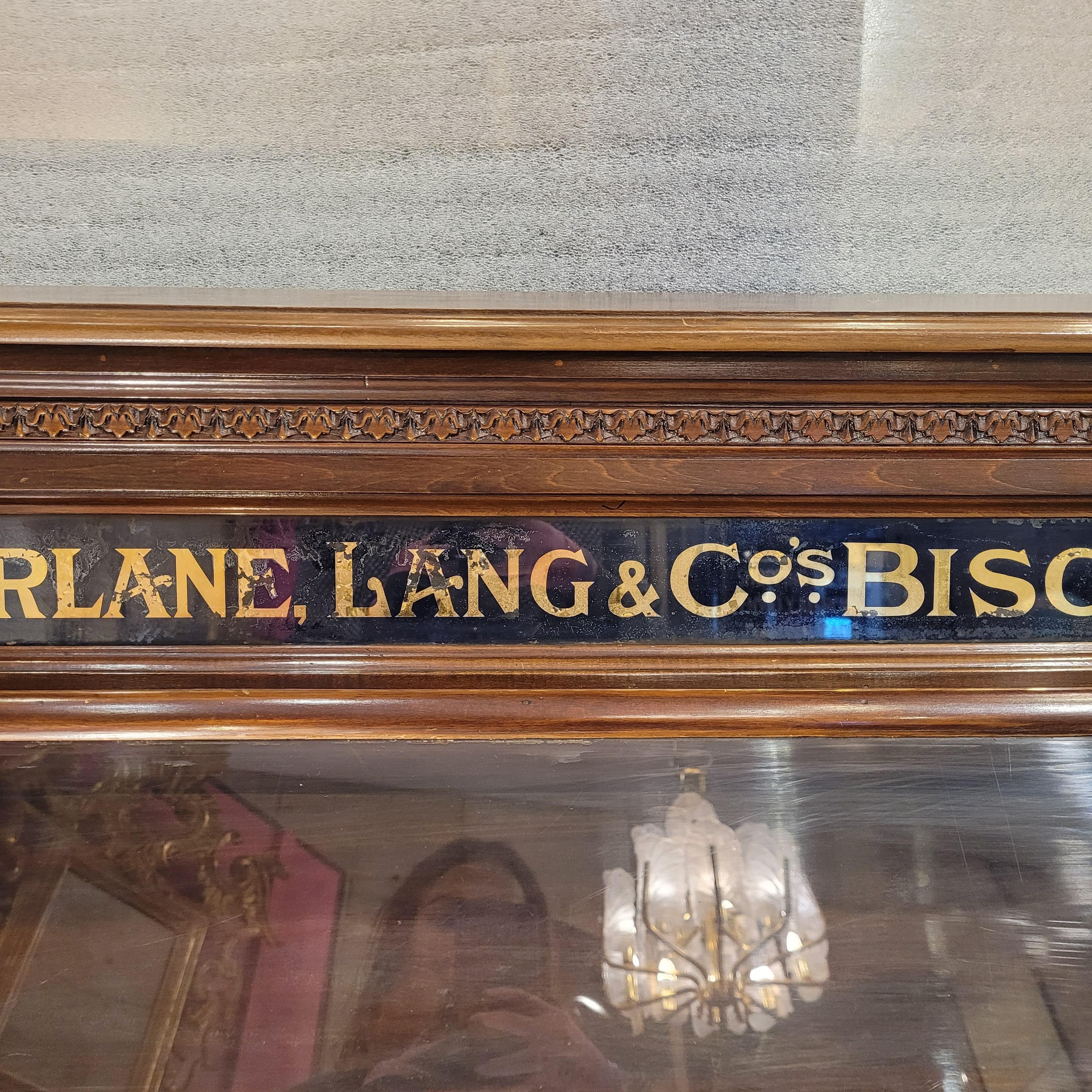 Edwardian English Biscuit Display Case / Display Cabinet Macfarlane Lang & Co For Sale 11