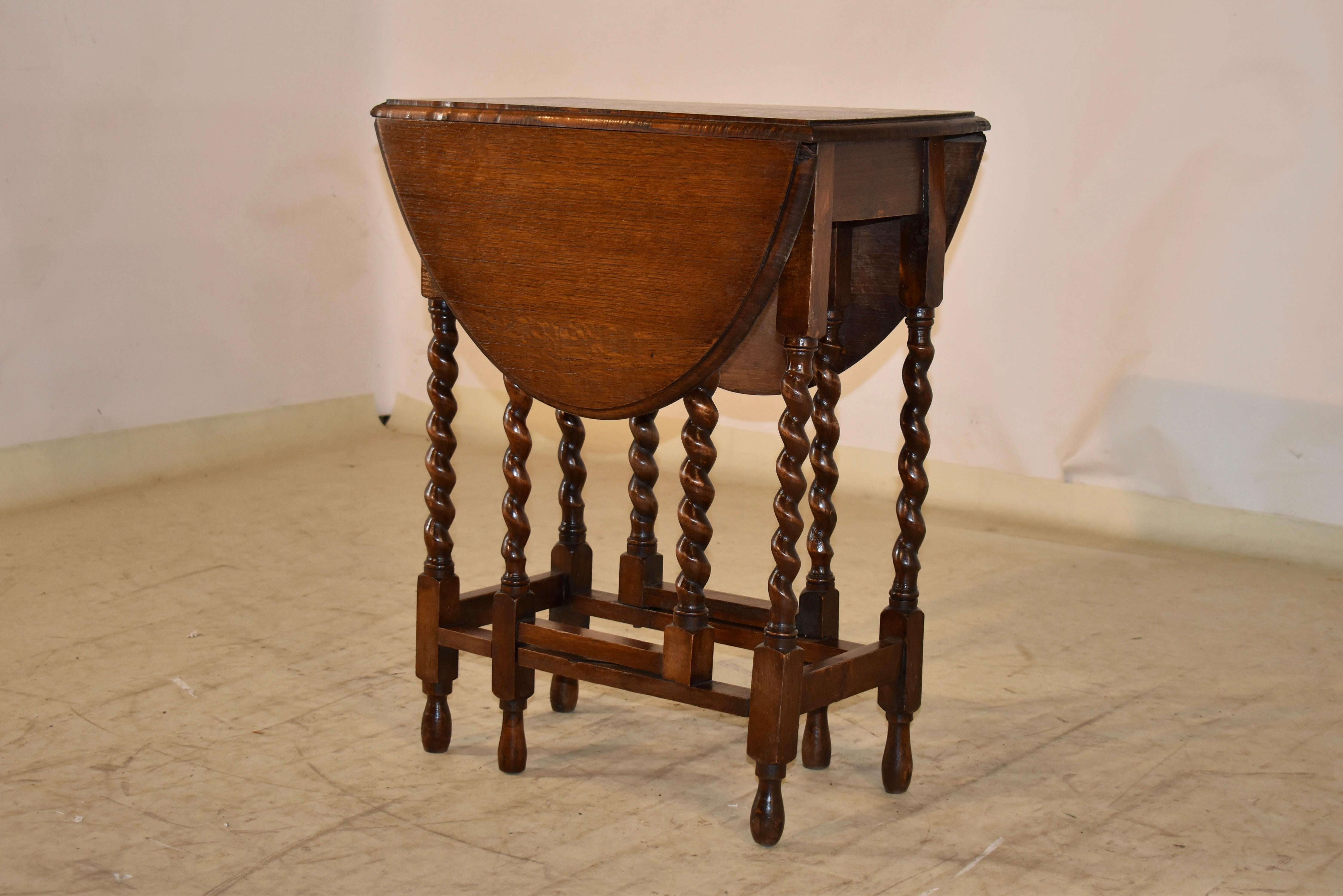 Édouardien Table anglaise édouardienne à pieds de porte, vers 1900 en vente
