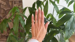 Edwardian English Old Mine Cut Diamond 18K Gold Five Stone Ring