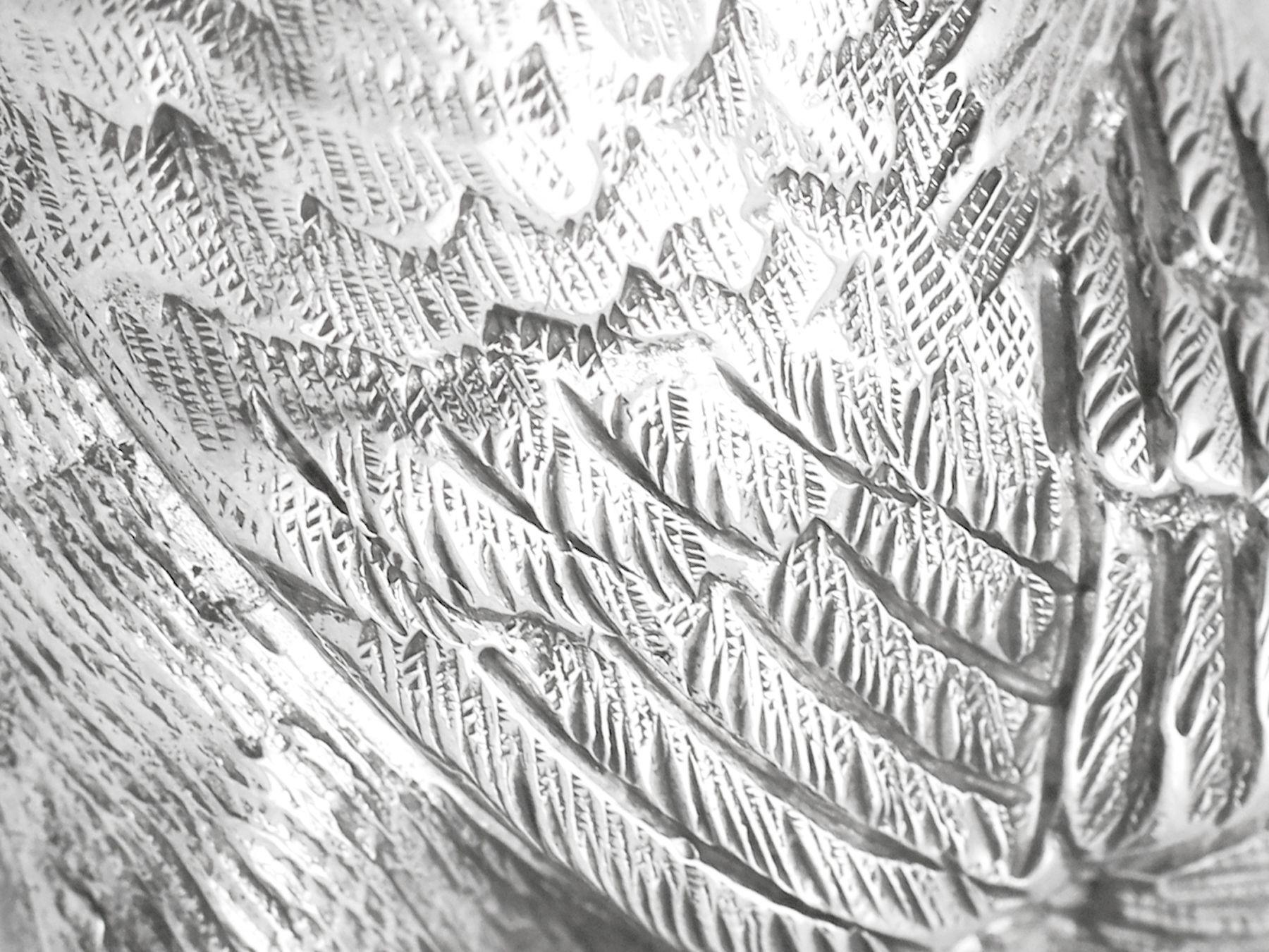 Paleta inglesa eduardiana de plata de ley para aves de caza principios del siglo XX en venta