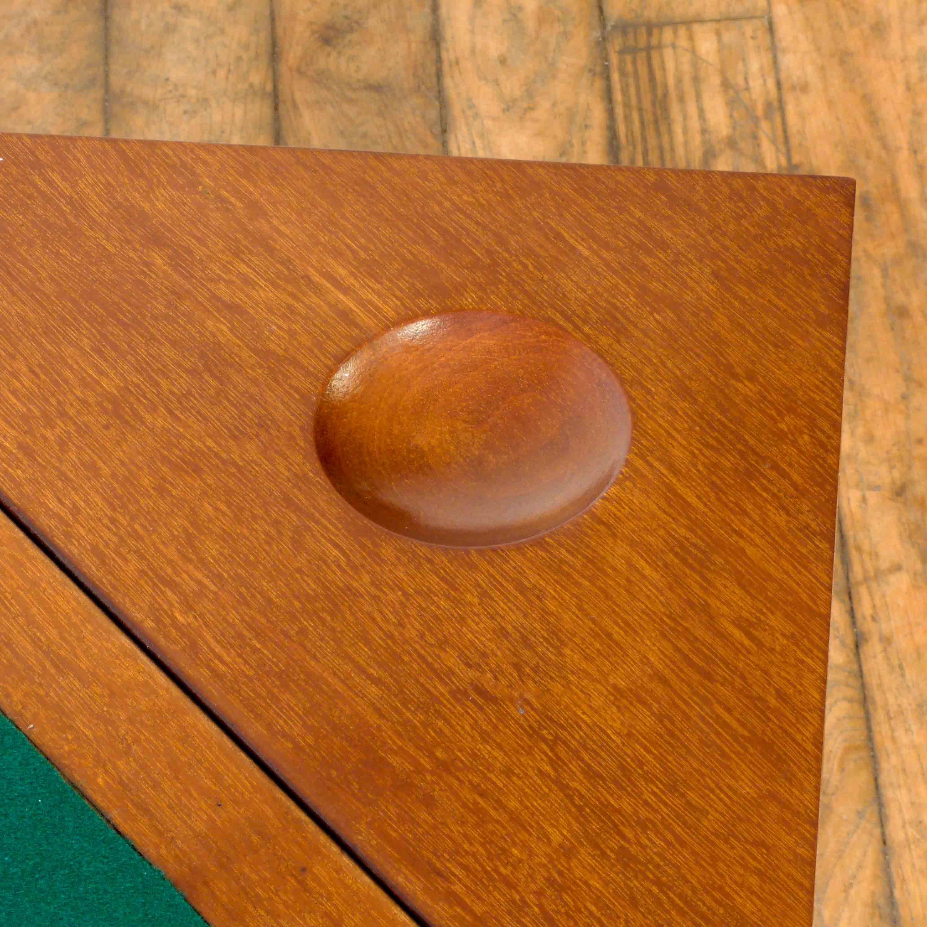 Mahogany Edwardian Envelope Card Table