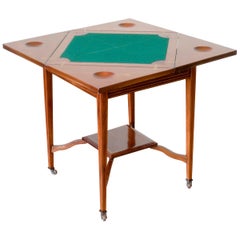 Edwardian Envelope Card Table