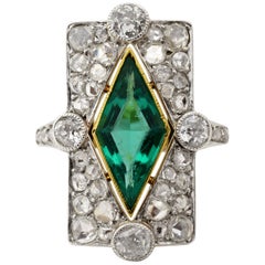 Edwardian Era Diamond Gold Platinum Ring