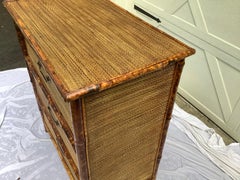 Edwardian Era Tortoise Bamboo Chest