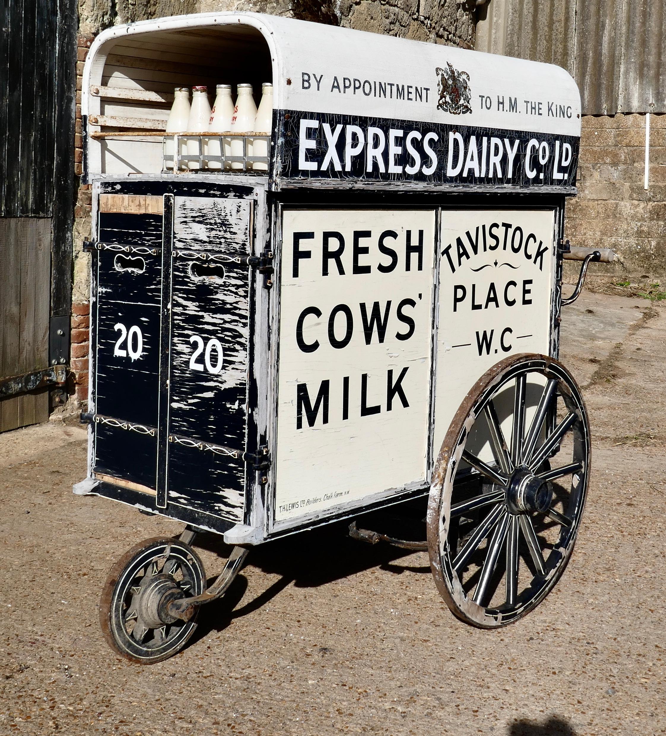 Edwardian Express Dairy Delivery Milk Cart 2