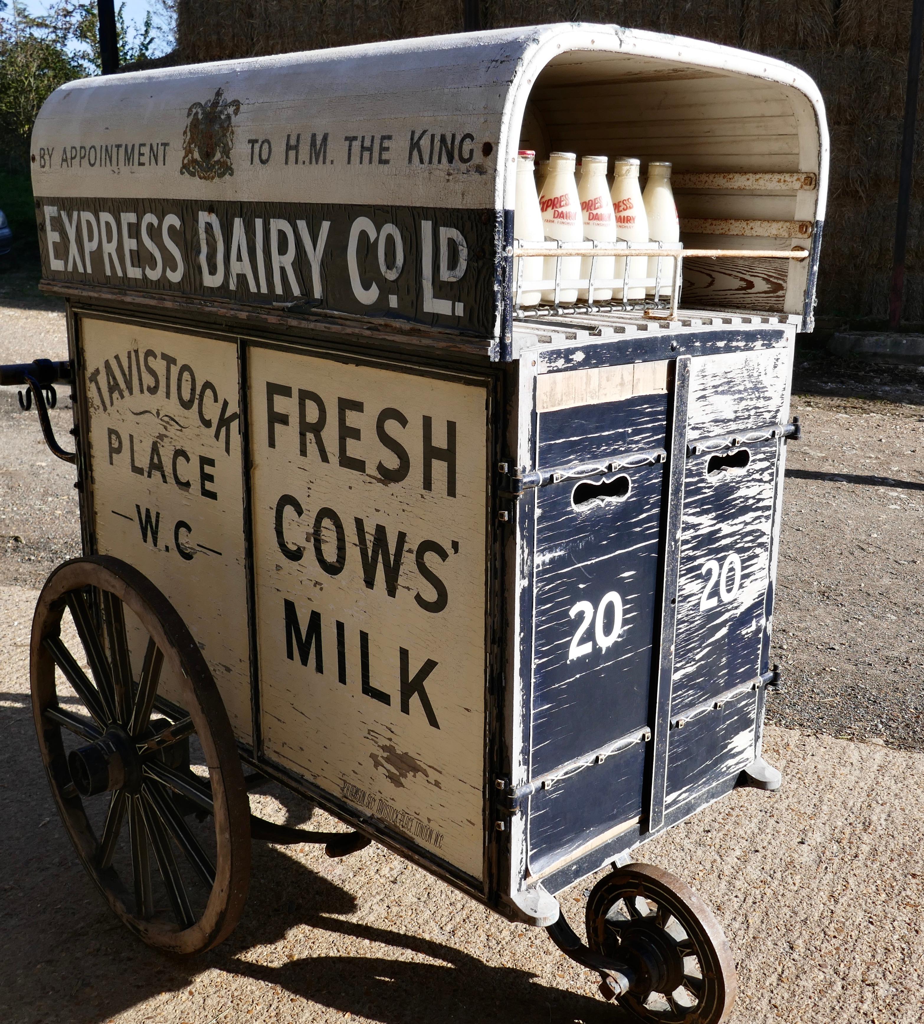Edwardian Express Dairy Delivery Milk Cart 4