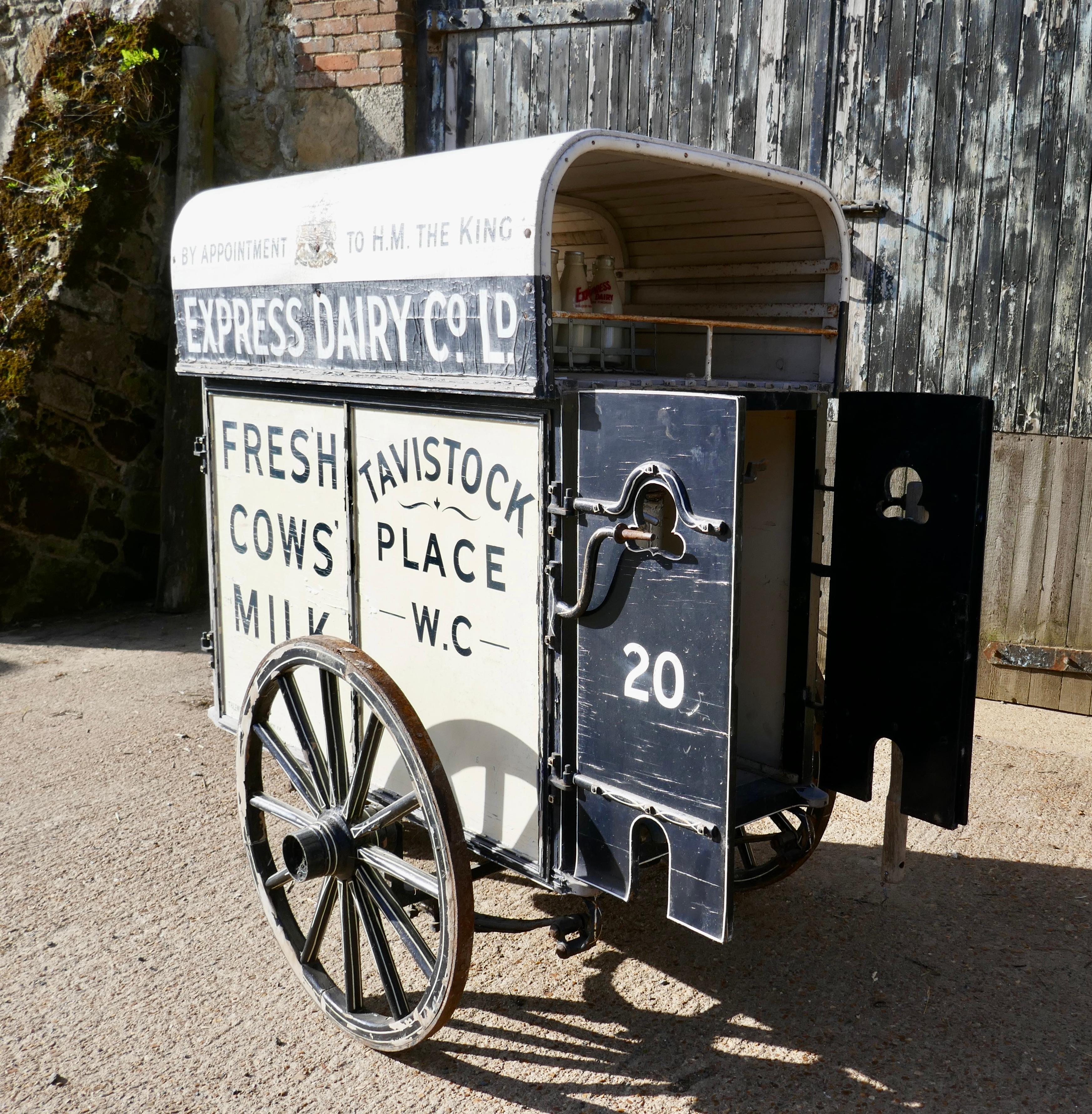 Edwardian Express Dairy Delivery Milk Cart 5