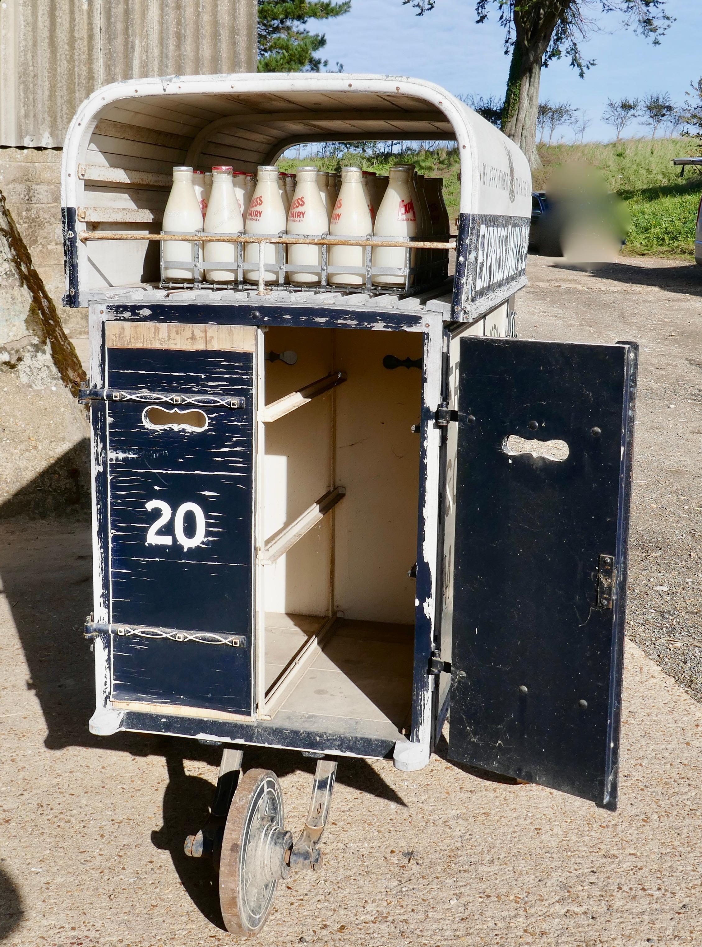 Edwardian Express Dairy Delivery Milk Cart 6