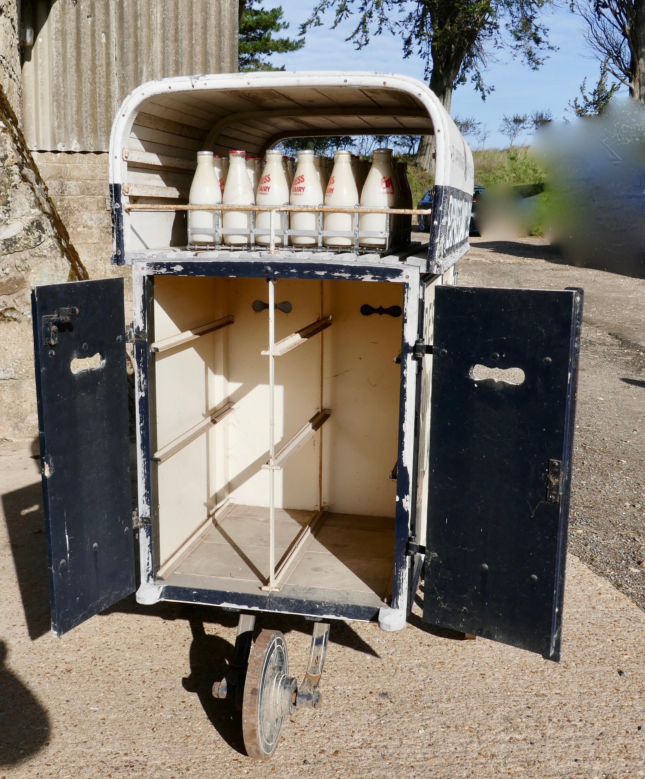 Edwardian Express Dairy Delivery Milk Cart 7