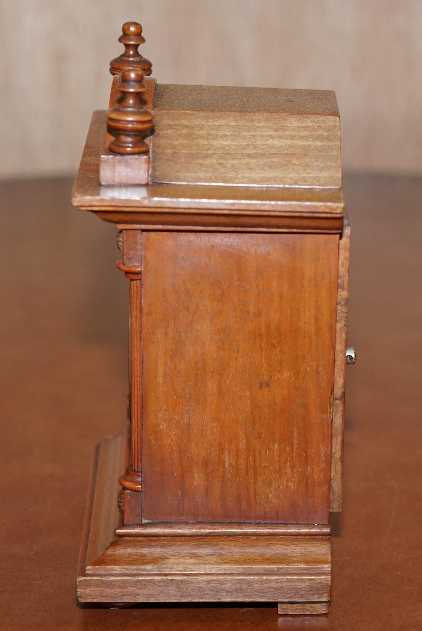 Edwardian F Ughans J Mantle Alarm Clock Oak Framed for Restoration 5