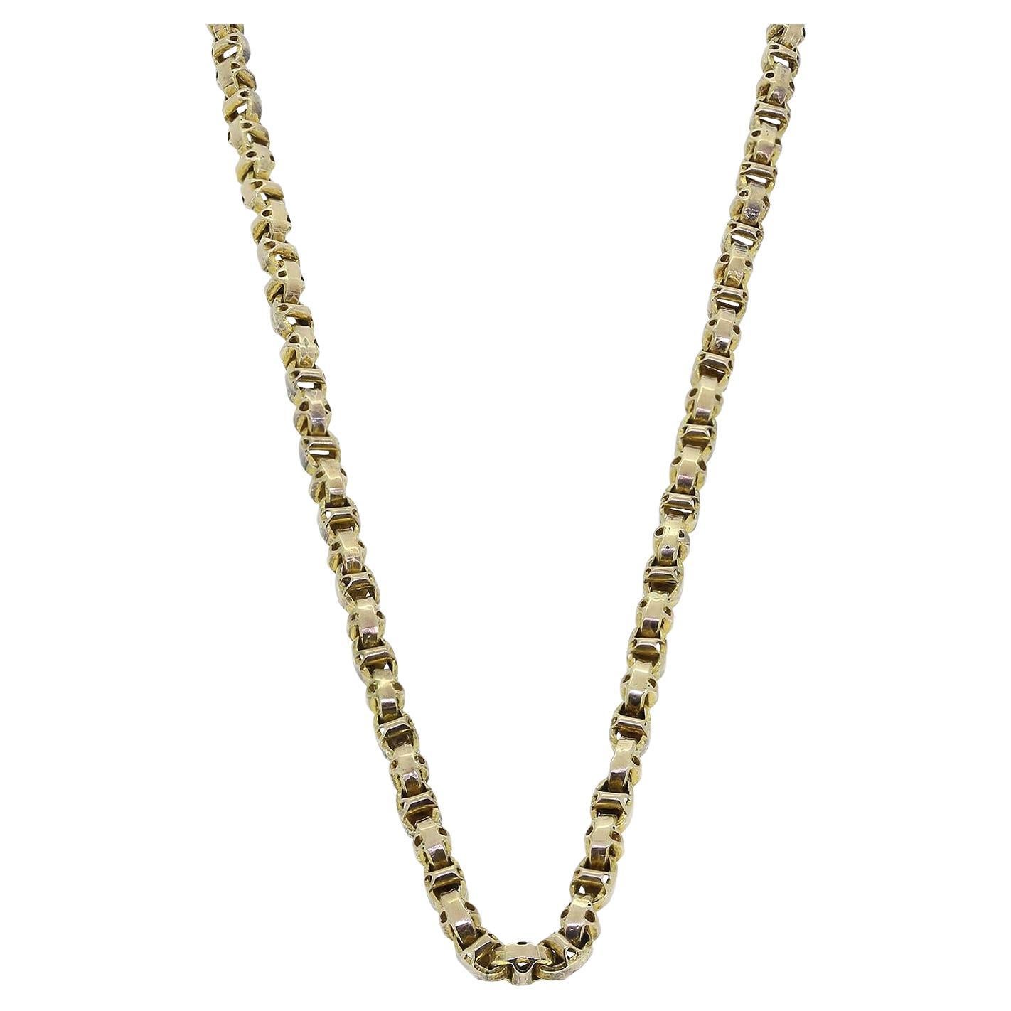 Edwardian Fancy Belcher Link Chain