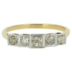 Vintage Edwardian Five-Stone Diamond Ring