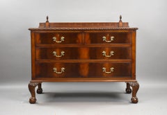Edwardian Flame Mahogany Chest of Drawers