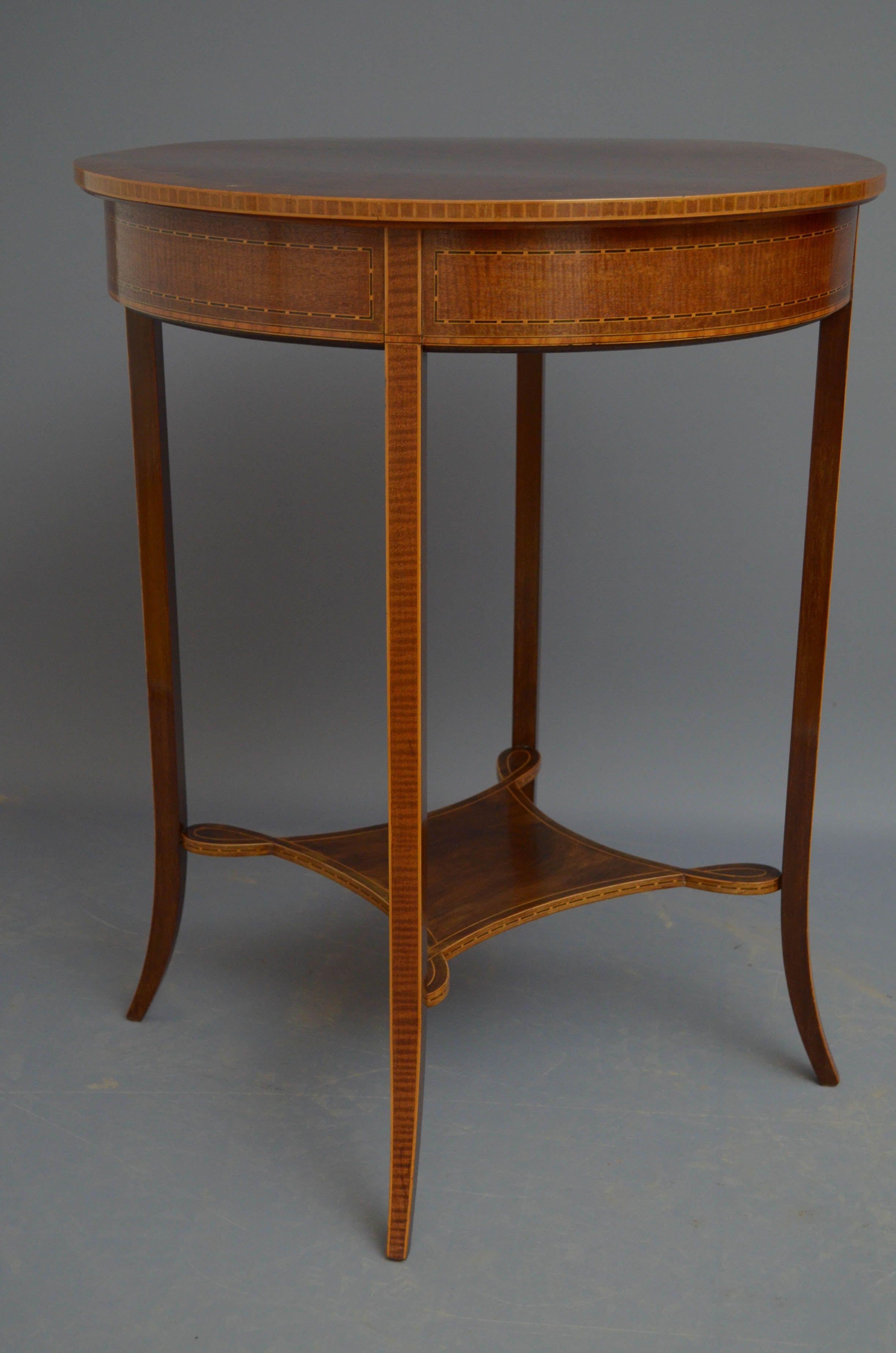 Edwardian Flamed Mahogany Table For Sale 4
