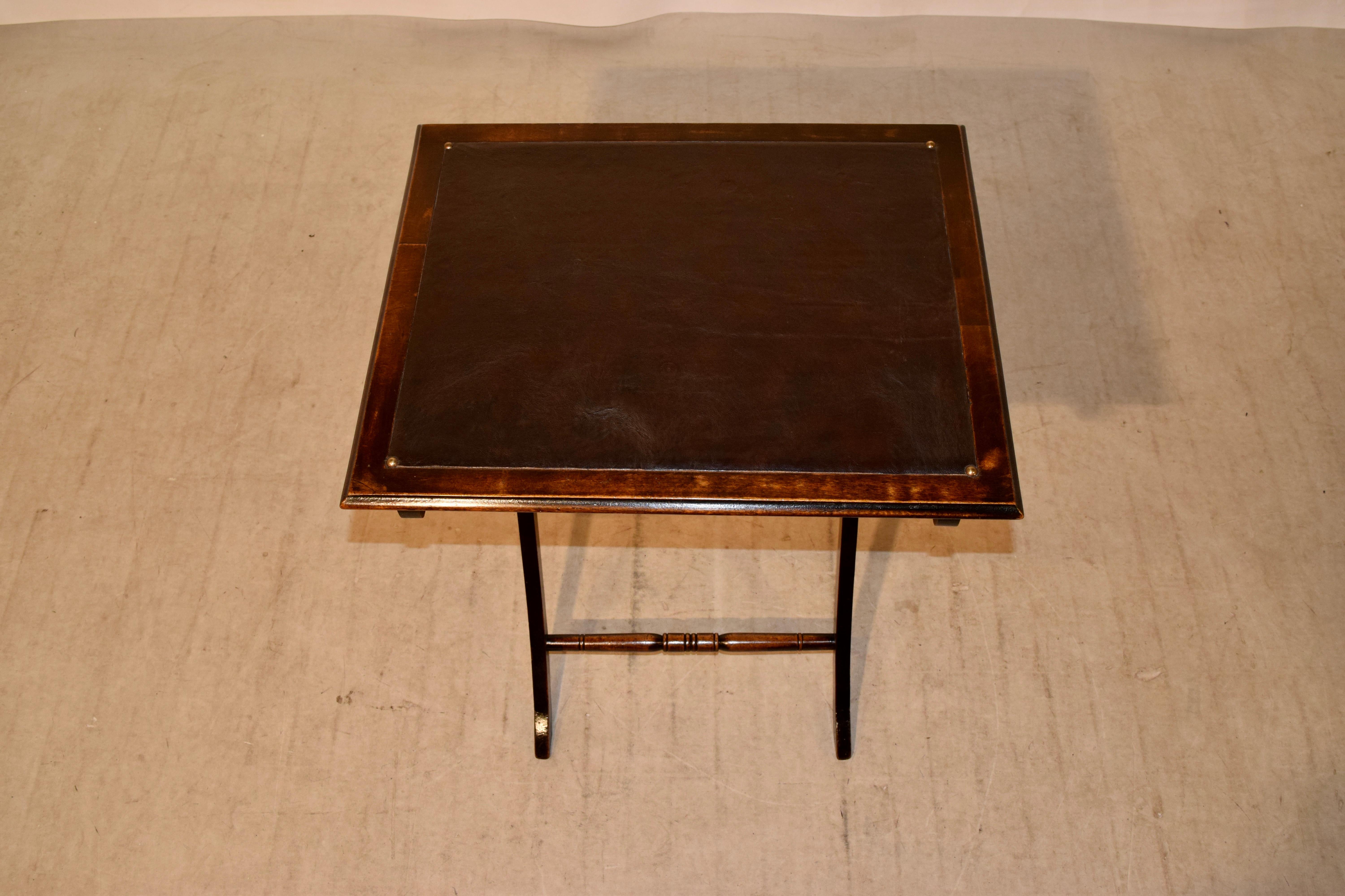 Mahogany Edwardian Folding Table, circa 1900