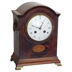 Reloj de chimenea eduardiano francés - estuche de Maple & Co.
