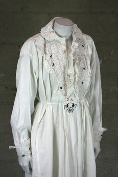 Edwardian French Night Gown, Upcycled Studio VL