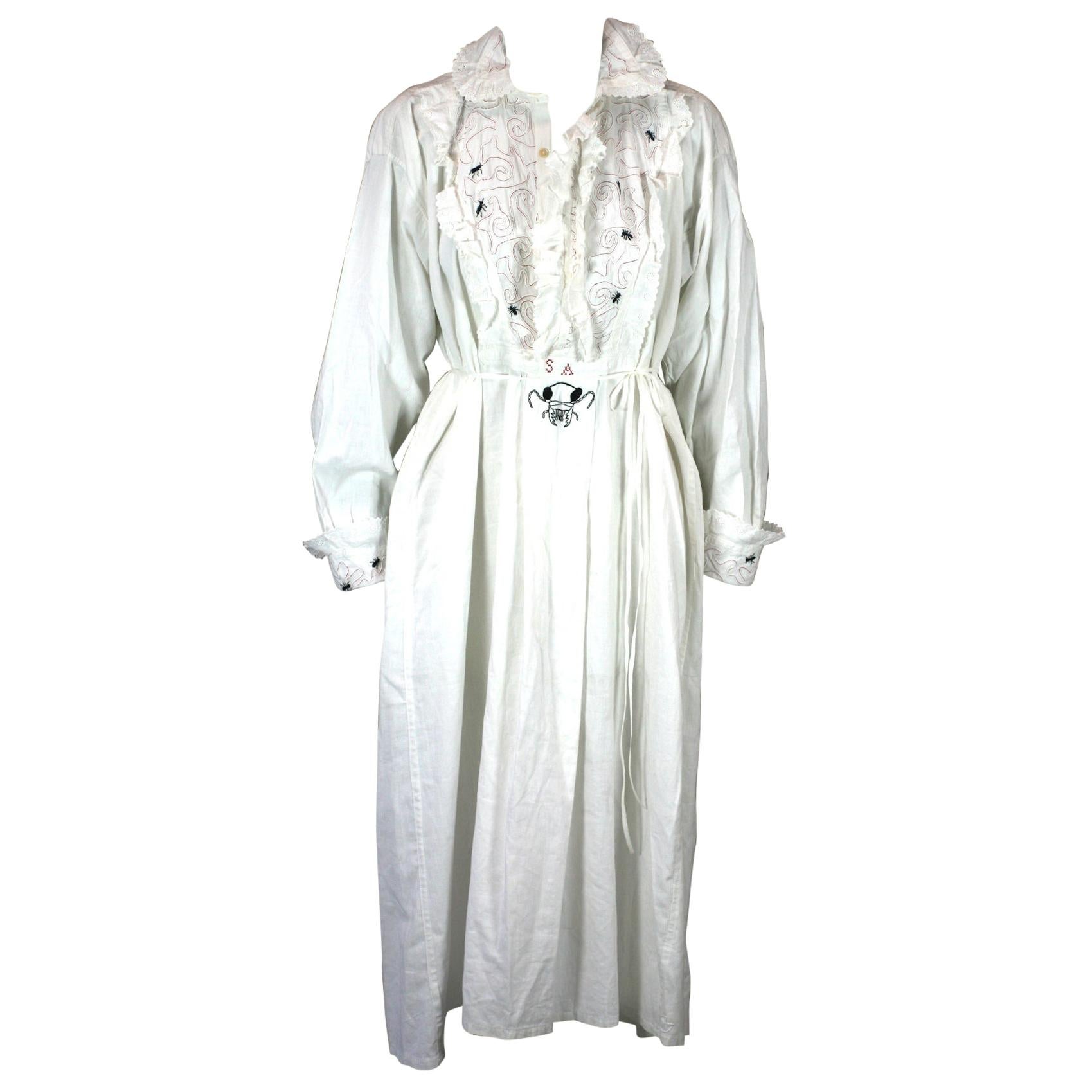 Edwardian French Night Gown, Upcycled Studio VL For Sale