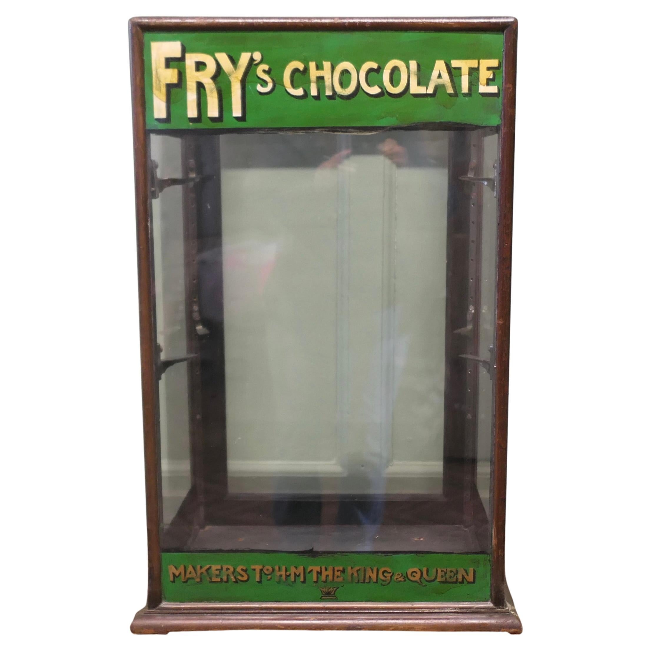Edwardian Fry’s Counter Top Shop Display Cabinet