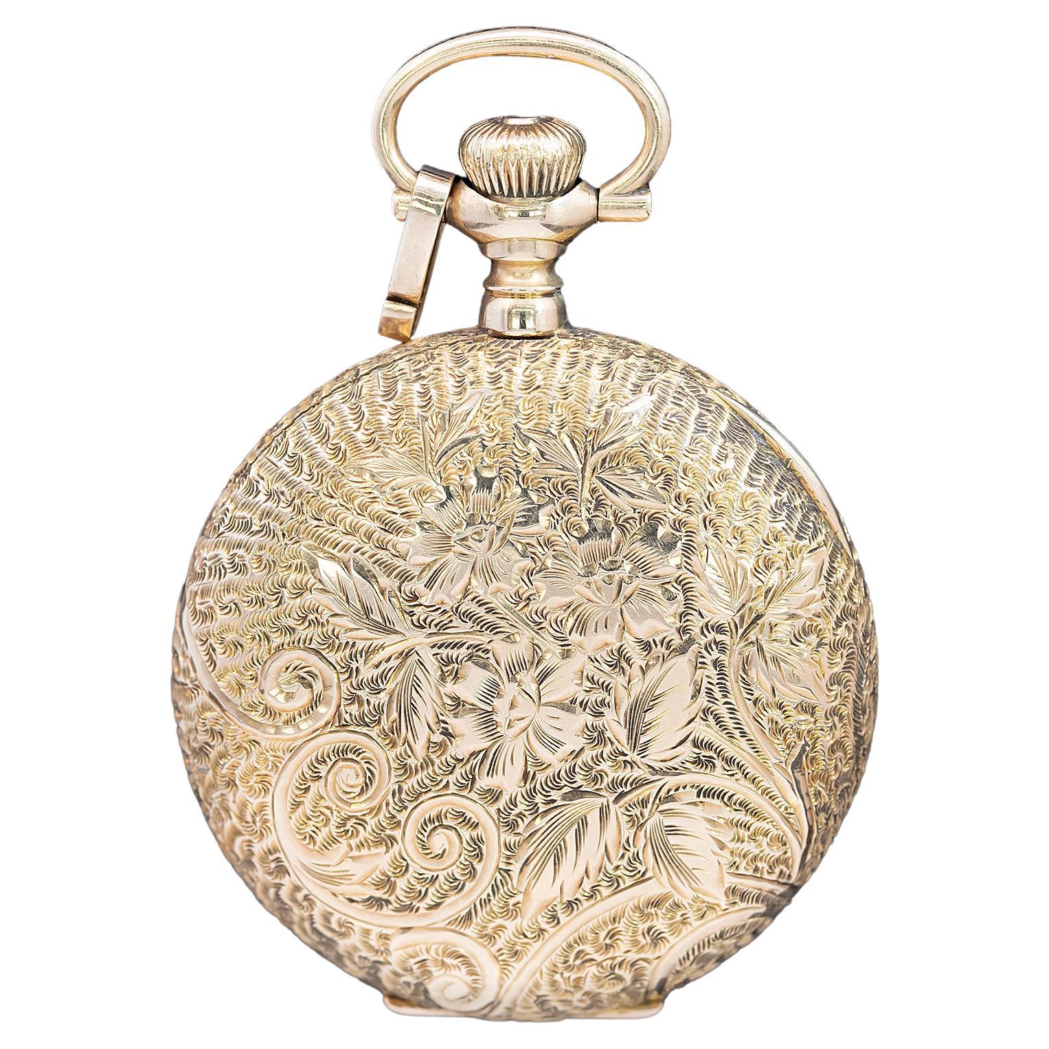 Edwardian Full Hunting Pocket Watch Circa 1910