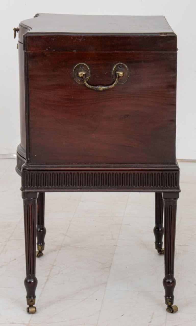 20th Century Edwardian George III Style Cellarette on Stand For Sale