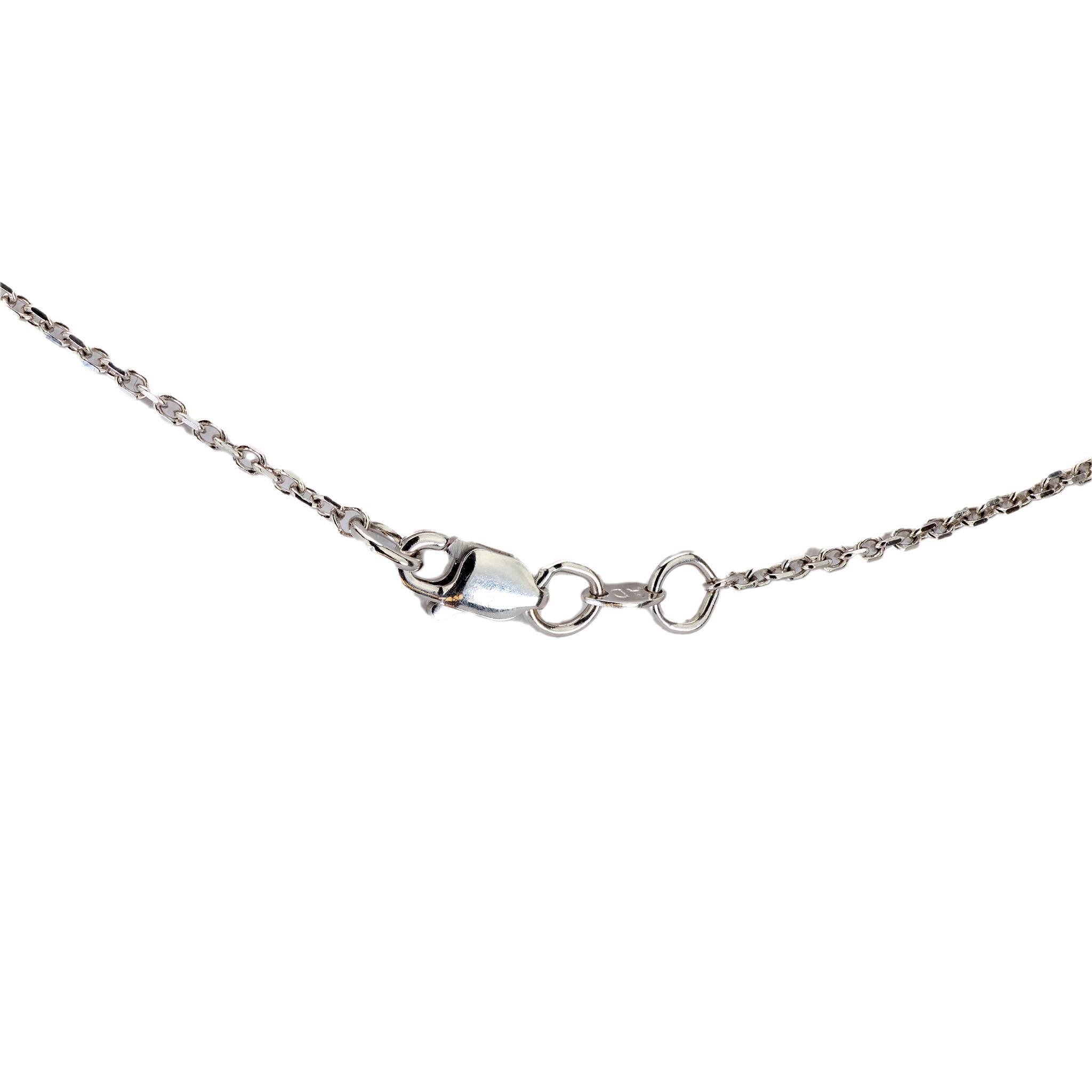 Oval Cut Edwardian GIA 5.80 carat yellow no heat sapphire diamond 14k white gold necklace