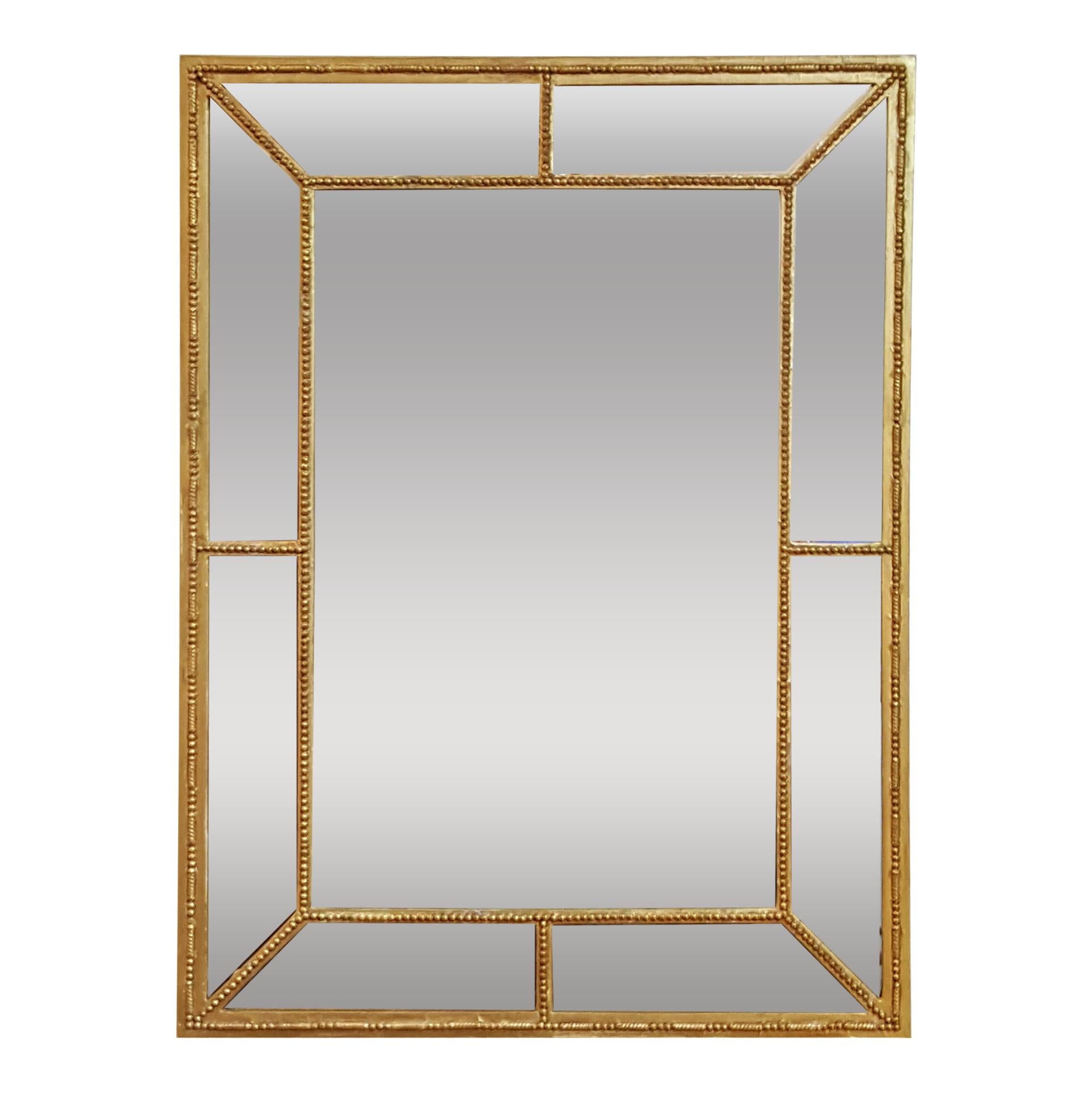 Edwardian Gilt Framed Wall Mirror For Sale