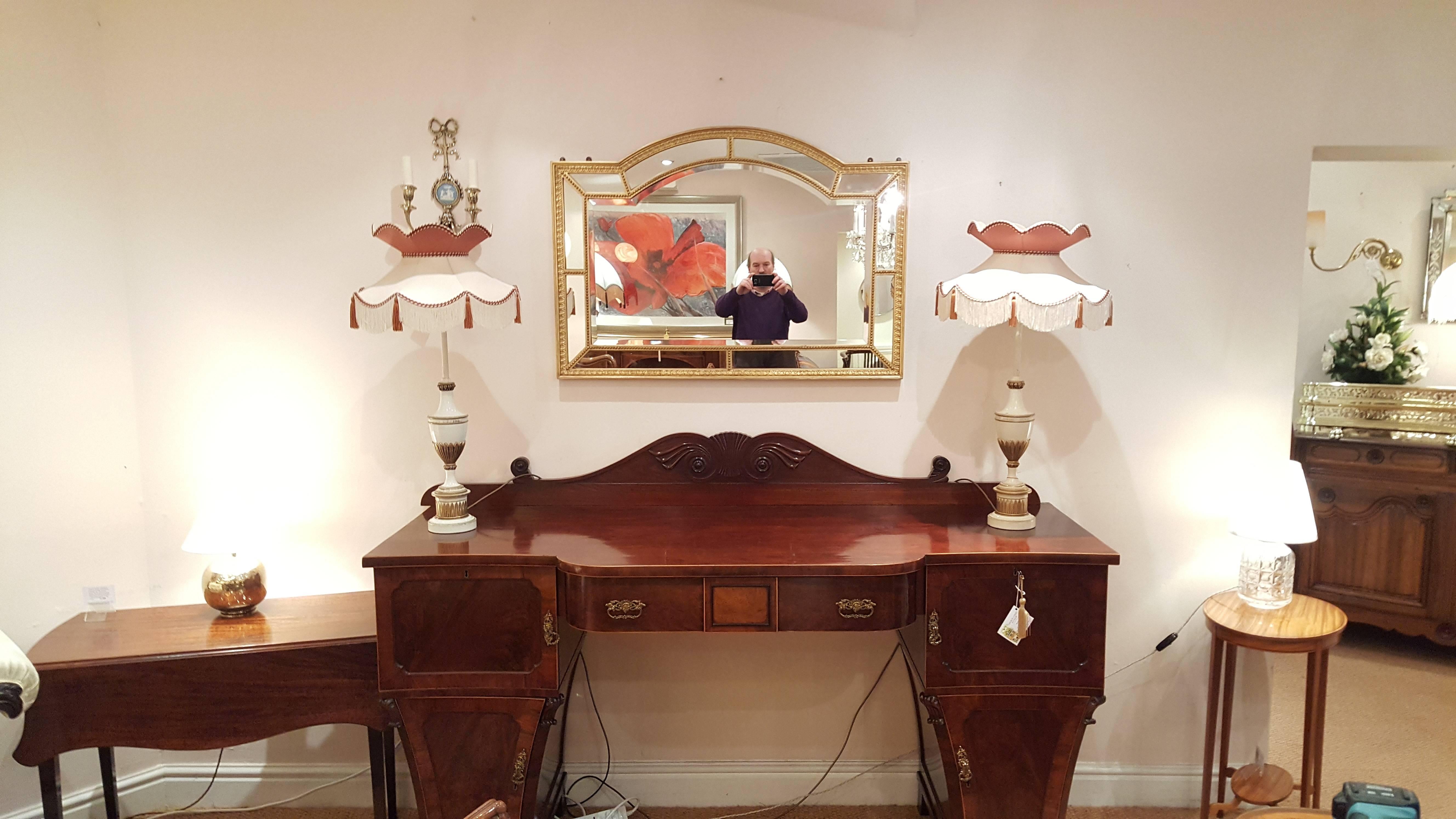 Edwardian Giltwood Mirror In Excellent Condition In Altrincham, Cheshire