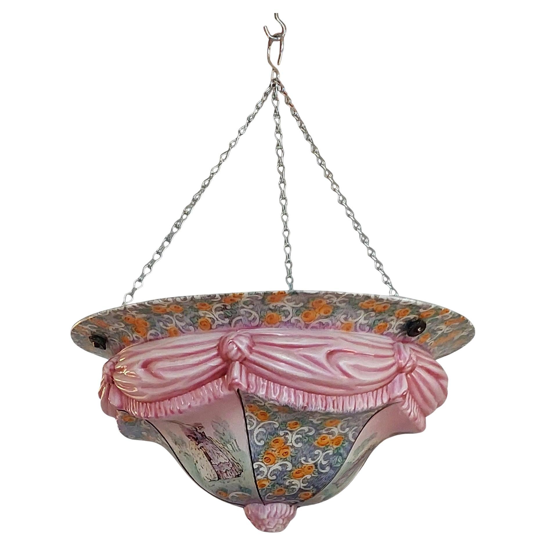 Edwardian Glass Ceiling Lightshade