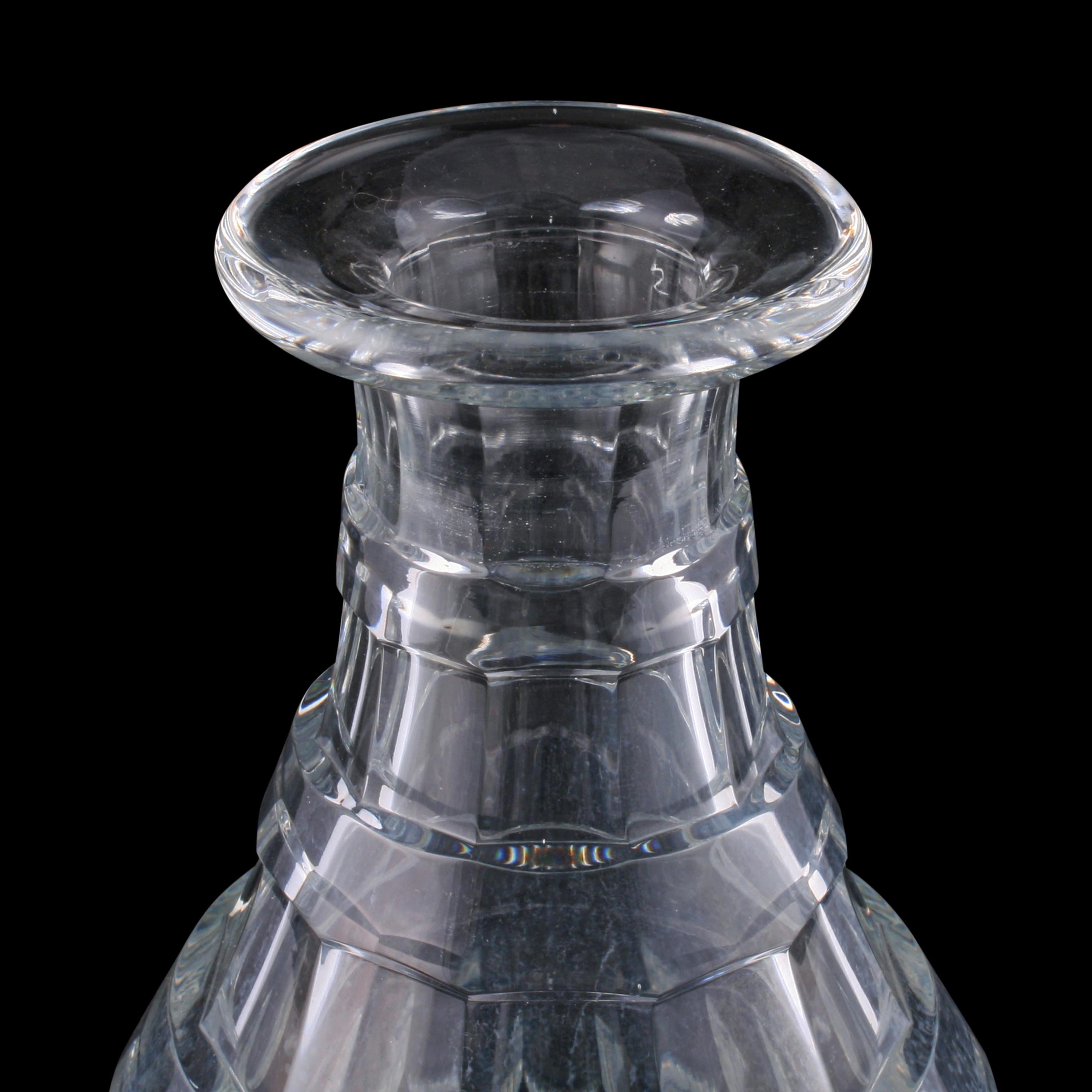 English Edwardian Glass Magnum Decanter For Sale