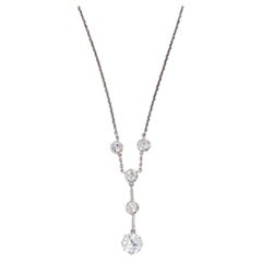 Edwardian gold & diamonds necklaces